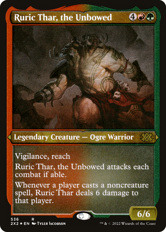 Ruric Thar, the Unbowed (2X2-536) (Etched Foil)