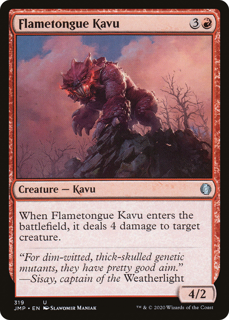 Flametongue Kavu (JMP-319)