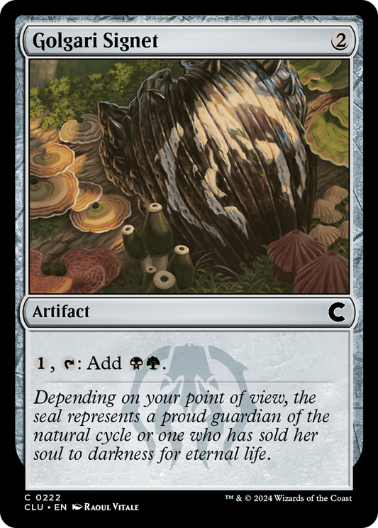 Golgari Signet (CLU-222)
