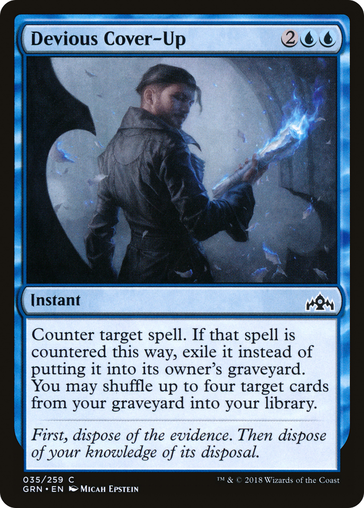Devious Cover-Up (GRN-035) (Foil)