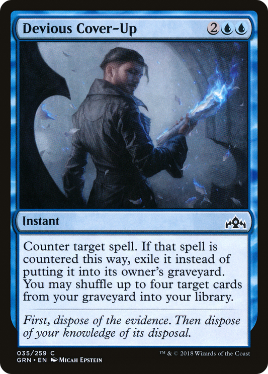 Devious Cover-Up (GRN-035) (Foil)