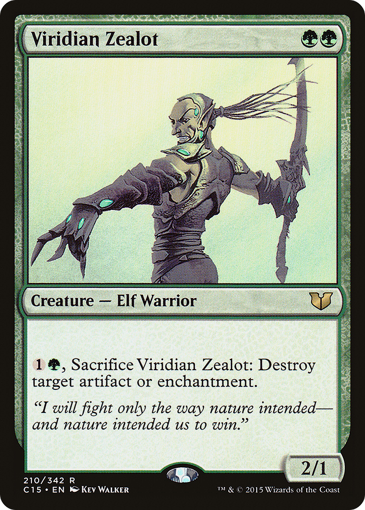 Viridian Zealot (C15-210)