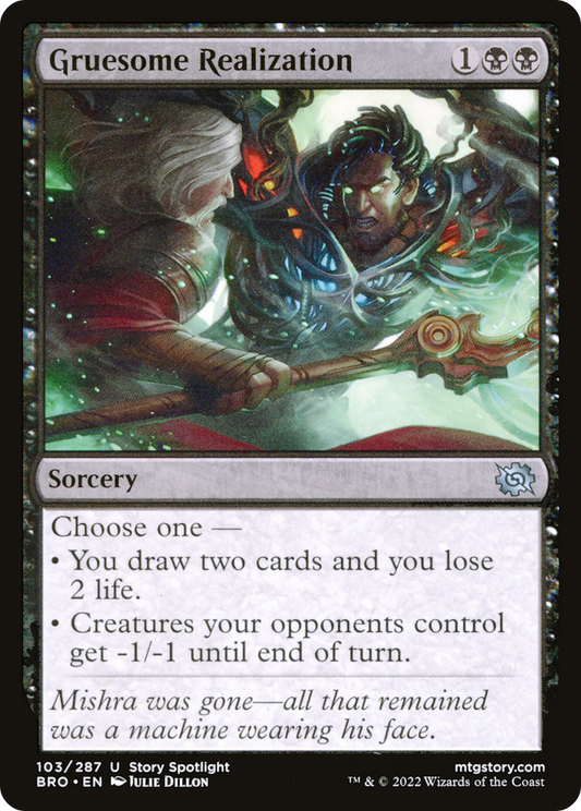 Gruesome Realization (BRO-103) (Foil)