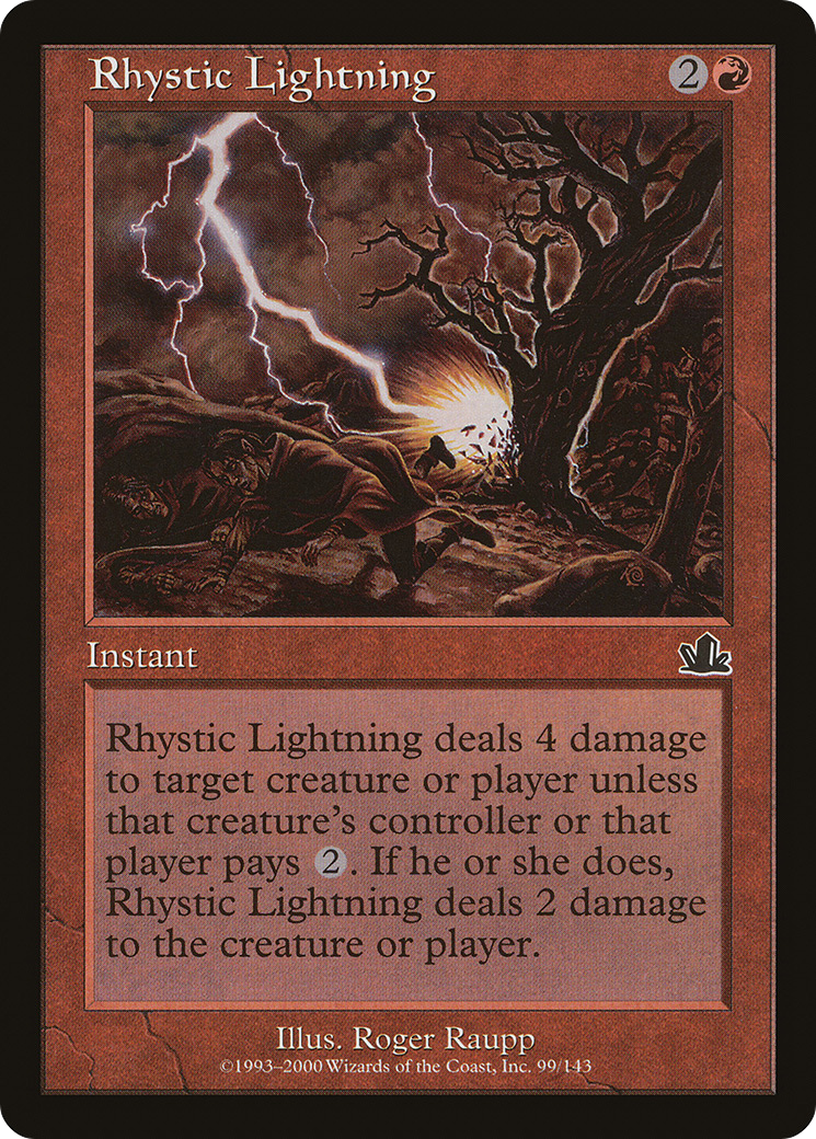 Rhystic Lightning (PCY-099) (Foil)
