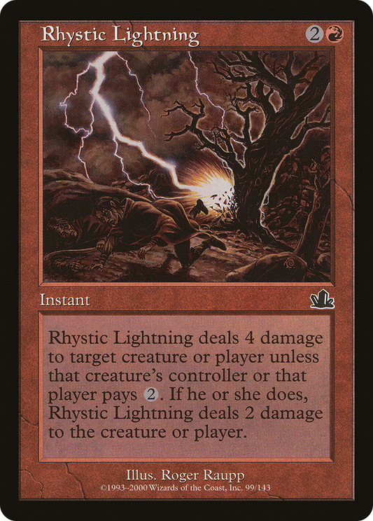 Rhystic Lightning (PCY-099) (Foil)