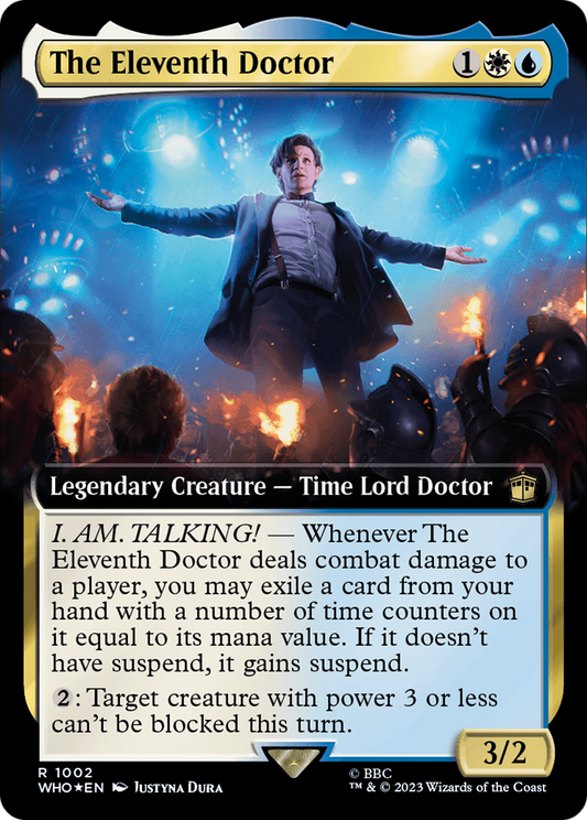 The Eleventh Doctor (WHO-1002) (Extended Art) (Surge Foil)