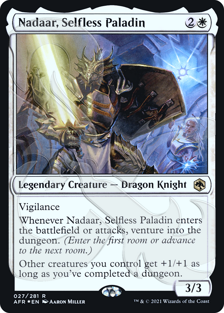 Nadaar, Selfless Paladin (AFR&-27A) (Foil)