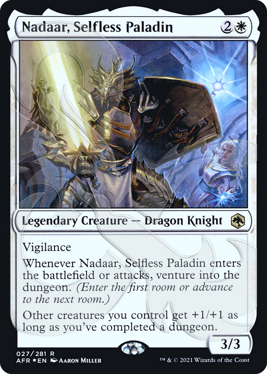 Nadaar, Selfless Paladin (AFR&-27A) (Foil)