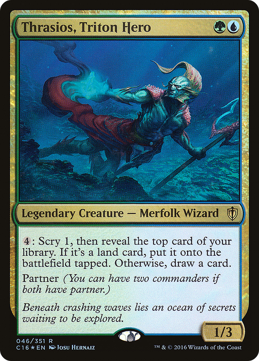 Thrasios, Triton Hero (C16-046) (Foil)