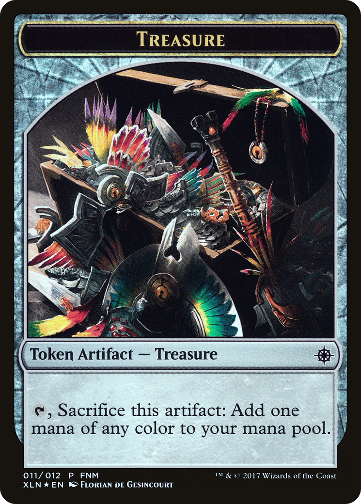 Dinosaur // Treasure (FNM-011) (Foil)