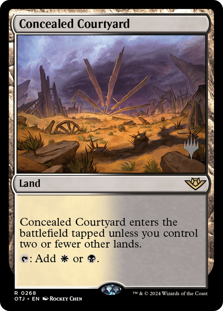 Concealed Courtyard (PPOTJ-268P) (Foil)