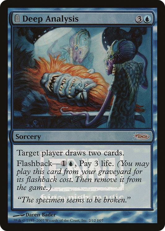 Deep Analysis (FNM-002) (Foil)