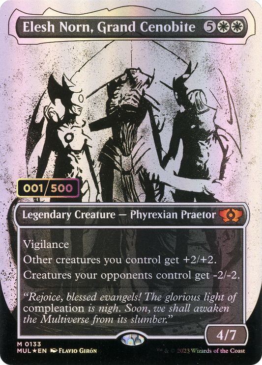 Elesh Norn, Grand Cenobite (MUL-133Z) (Showcase) (Borderless) (Foil) (Serialized)