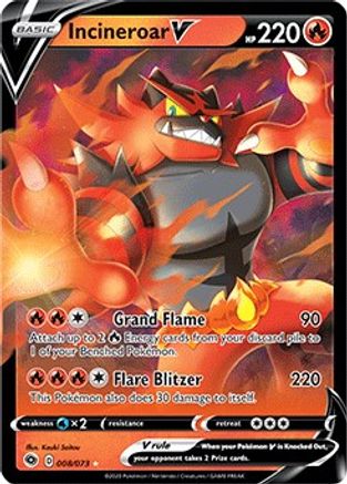 Incineroar V (CPA-008) (Holofoil)
