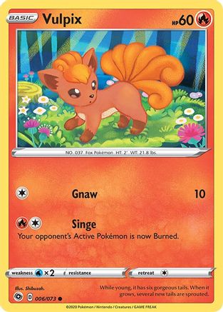Vulpix (CPA-006) (Reverse Holofoil)