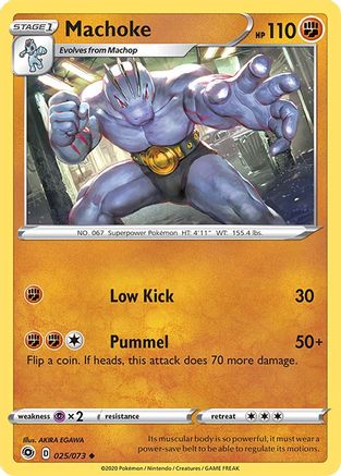 Machoke (CPA-025) (Reverse Holofoil)