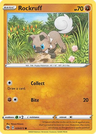 Rockruff (CPA-029) (Reverse Holofoil)