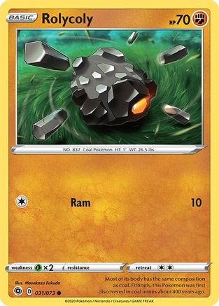 Rolycoly (CPA-031) (Reverse Holofoil)