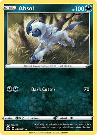 Absol (CPA-038) (Reverse Holofoil)