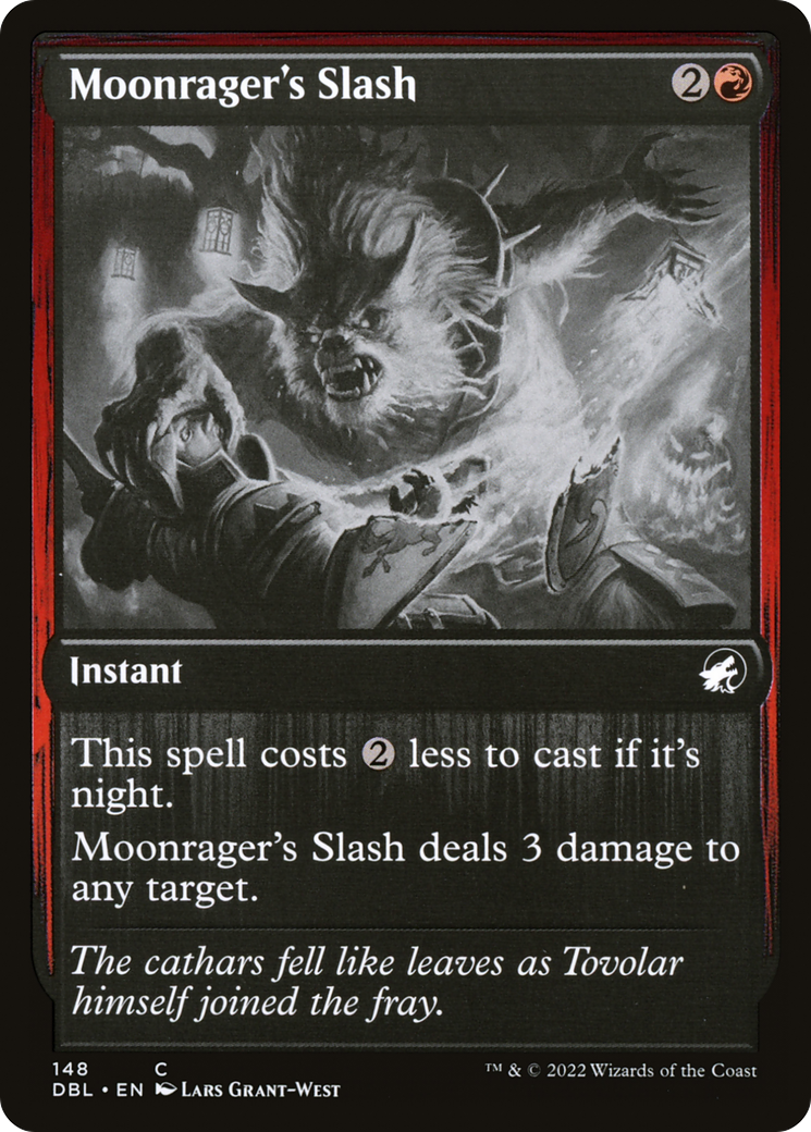 Moonrager's Slash (DBL-148) (Foil)