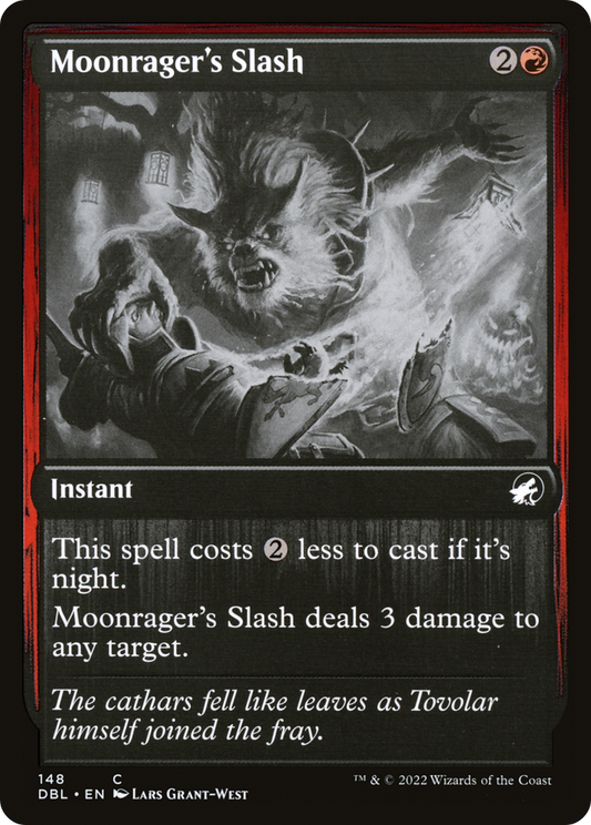 Moonrager's Slash (DBL-148) (Foil)