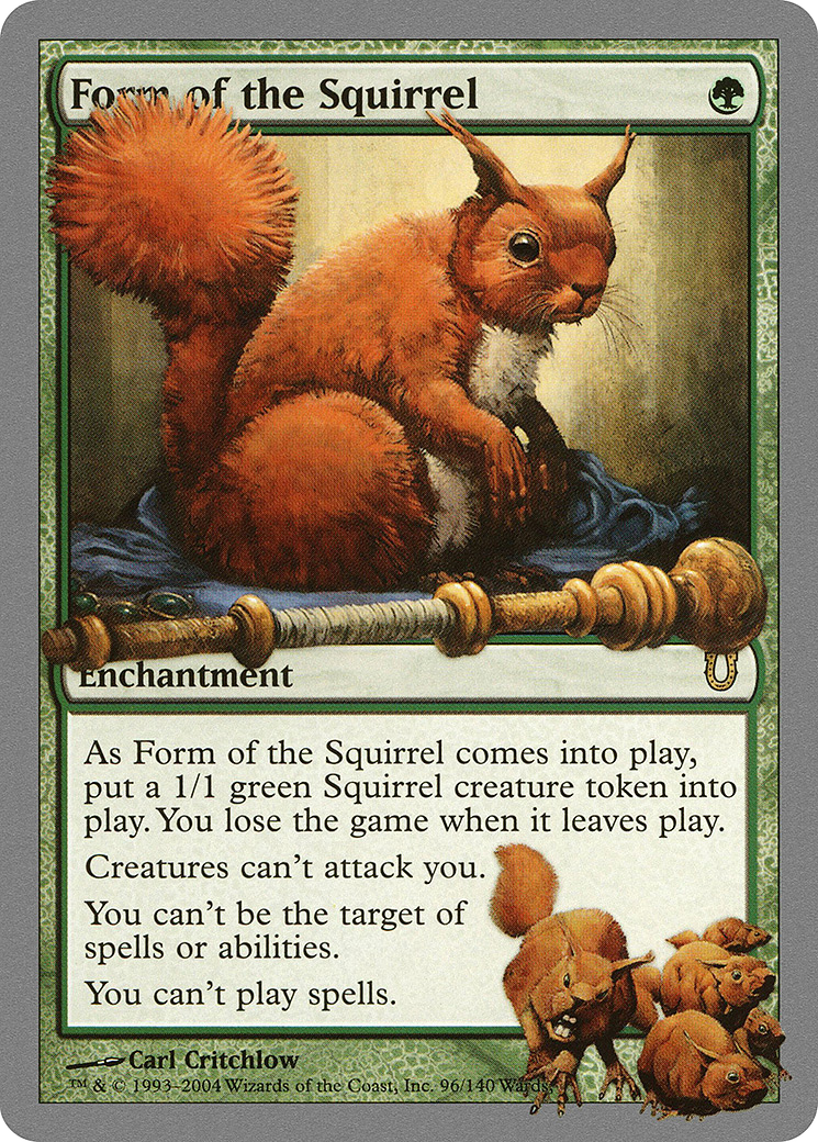 Form of the Squirrel (UNH-096) (Foil)