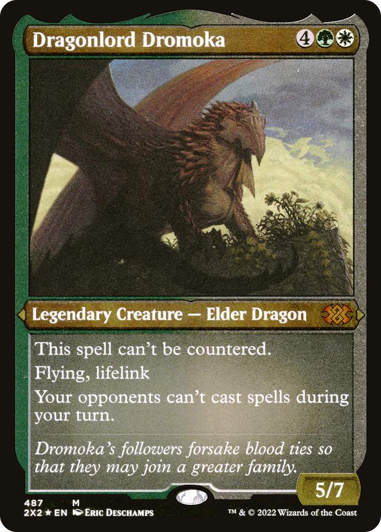 Dragonlord Dromoka (2X2-487) (Etched Foil)