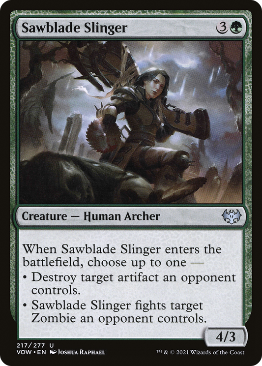 Sawblade Slinger (VOW-217) (Foil)
