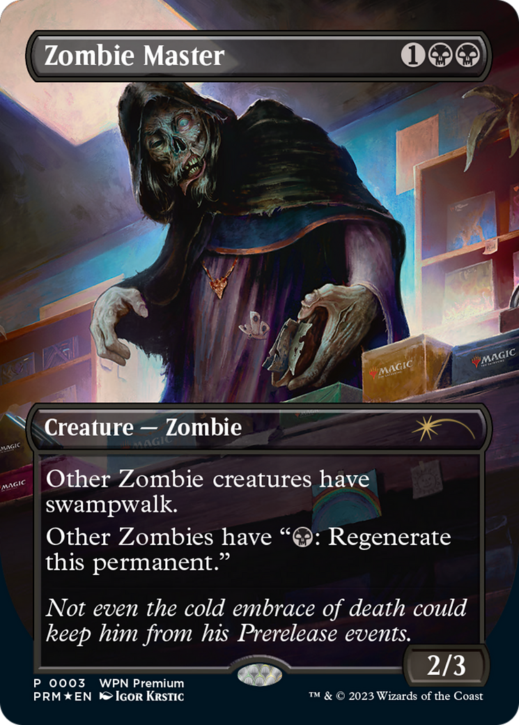 Zombie Master (WPN-003) (Borderless) (Foil)