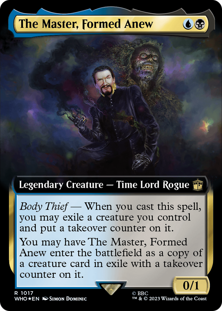 The Master, Formed Anew (WHO-1017) (Extended Art) (Surge Foil)