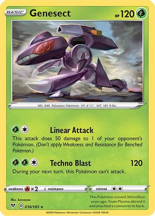 Genesect (VIV-016) (Reverse Holofoil)