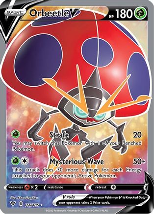 Orbeetle V (Full Art) (VIV-166) (Holofoil)
