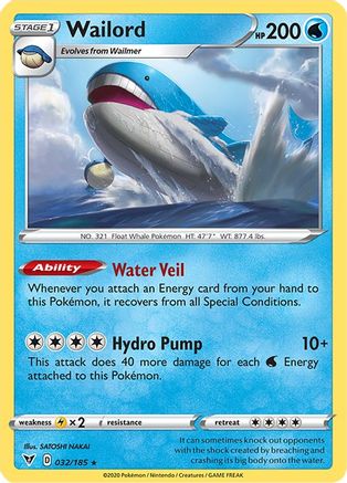 Wailord (VIV-032) (Holofoil)