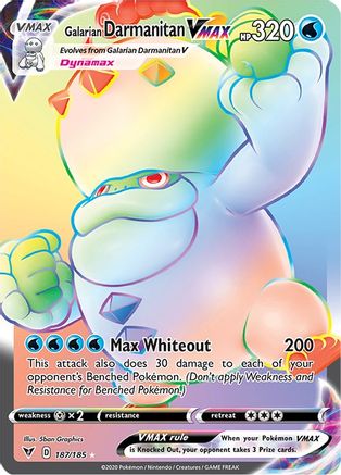 Galarian Darmanitan VMAX (Secret) (VIV-187) (Holofoil)