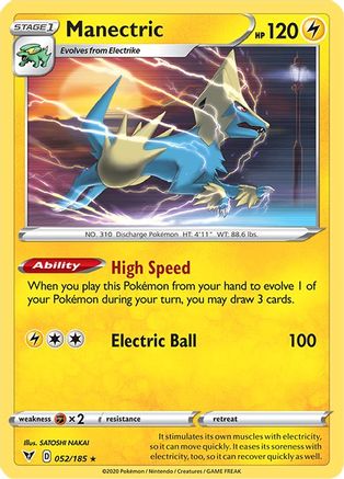 Manectric (VIV-052) (Reverse Holofoil)
