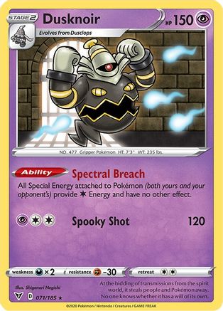 Dusknoir (VIV-071) (Reverse Holofoil)