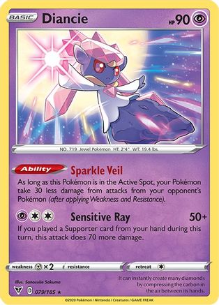 Diancie (VIV-079) (Reverse Holofoil)