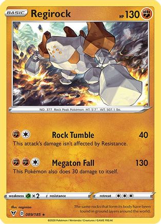 Regirock (VIV-089) (Reverse Holofoil)