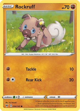 Rockruff (VIV-094) (Reverse Holofoil)