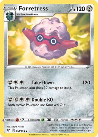 Forretress (VIV-114) (Reverse Holofoil)