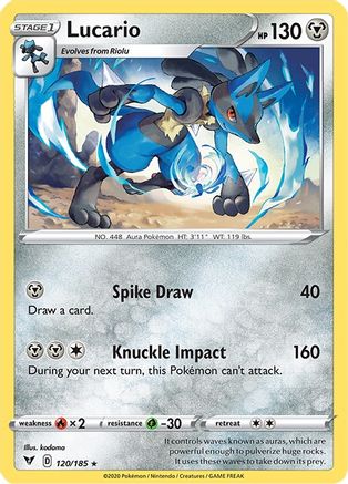 Lucario (VIV-120) (Reverse Holofoil)
