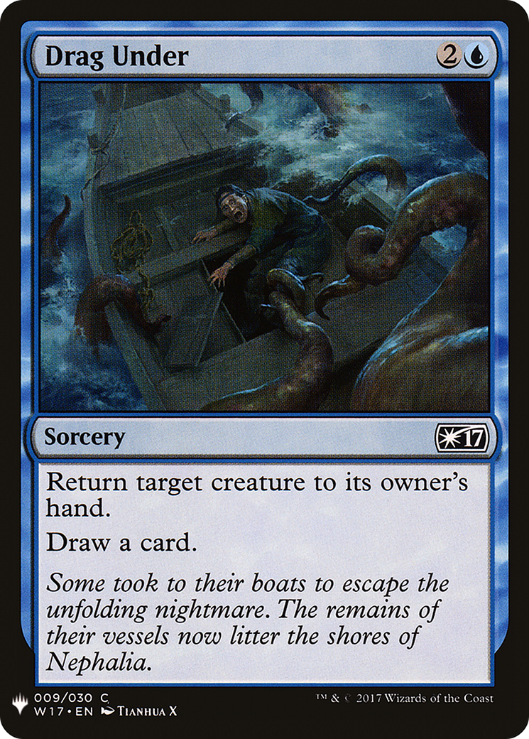 Drag Under (LIST-W17-9)