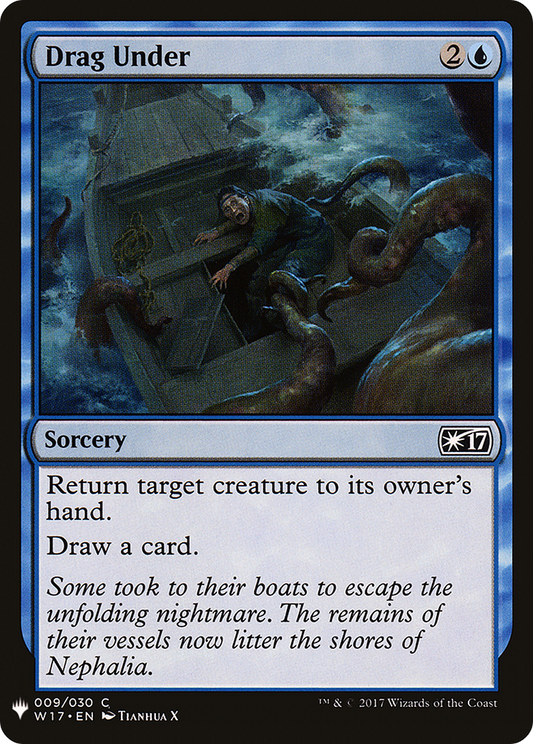 Drag Under (LIST-W17-9)