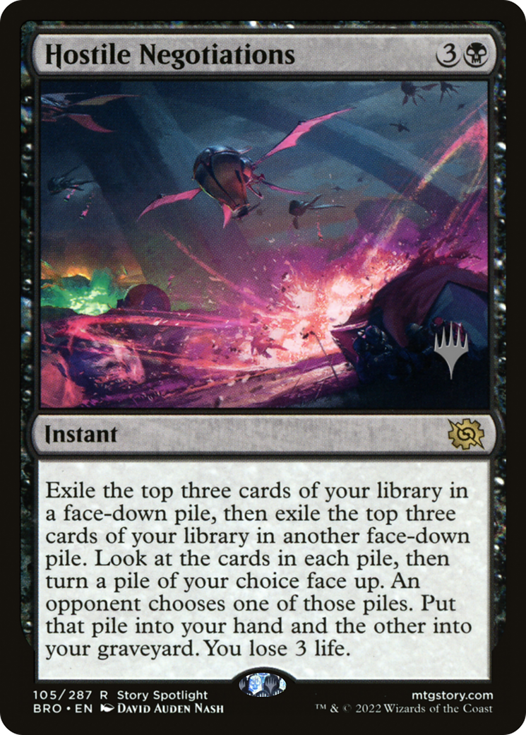 Hostile Negotiations (PPBRO-105P) (Foil)