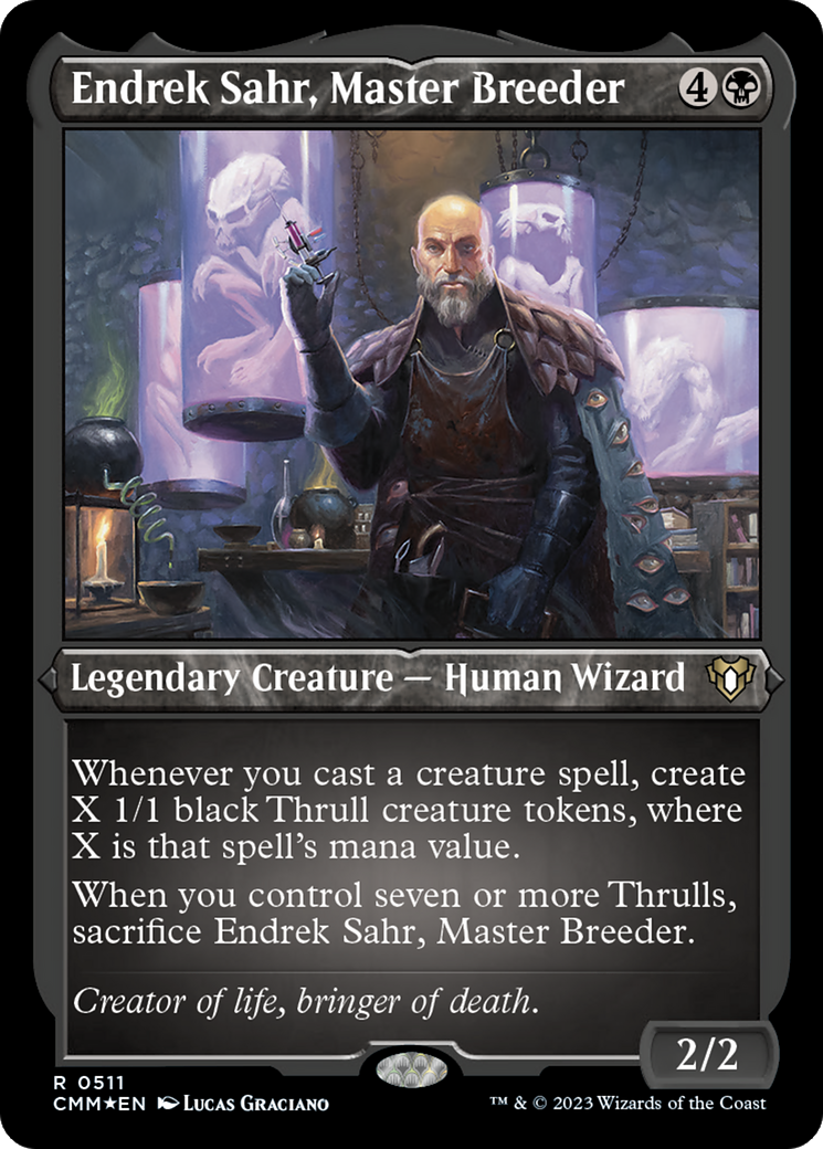 Endrek Sahr, Master Breeder (CMM-511) (Etched Foil)