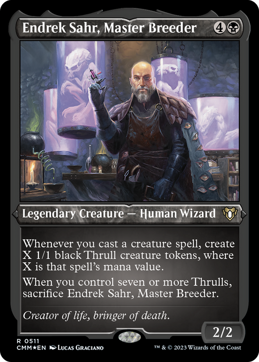 Endrek Sahr, Master Breeder (CMM-511) (Etched Foil)
