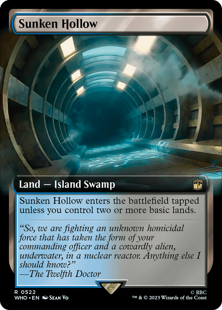 Sunken Hollow (WHO-522) (Extended Art) (Foil)