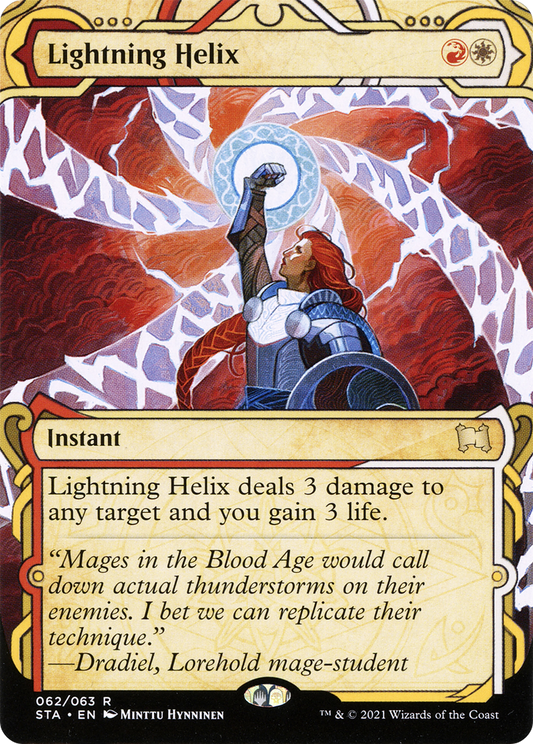 Lightning Helix (STA-062) (Showcase) (Borderless)