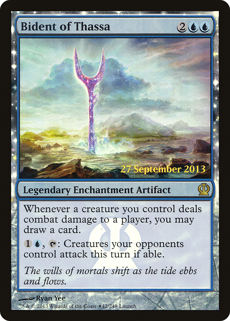 Bident of Thassa (LARP-42★) (Foil)