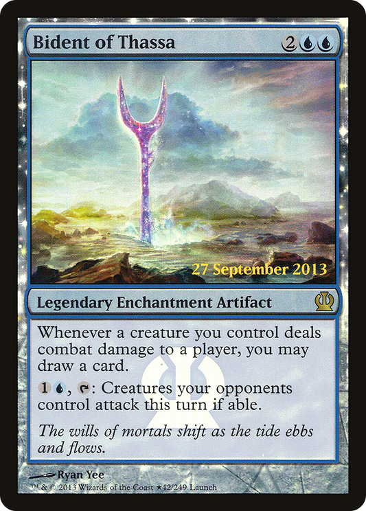 Bident of Thassa (LARP-42★) (Foil)